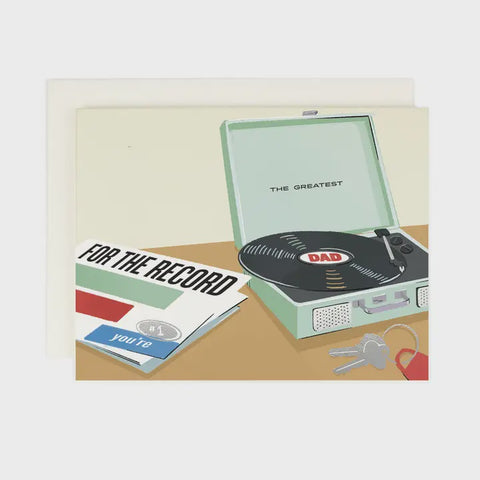 For The Record Dad Card