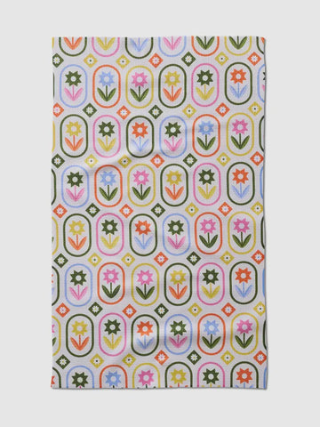 Petal Patchwork Tea Towel