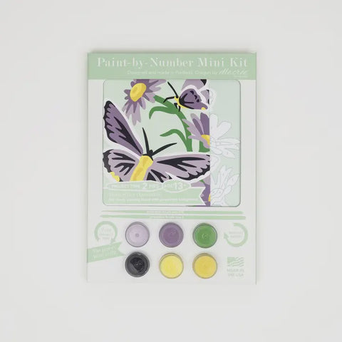 Butterflies (lavender) MINI Paint-by-Number Kit