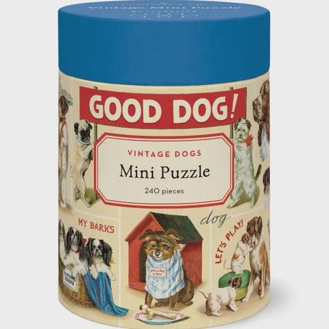 Vintage Dogs 240 Pieces Mini Puzzle