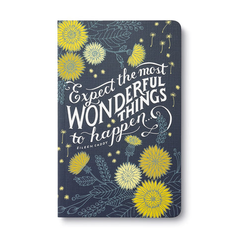 Expect The Most Wonderful Things Dandelions Journal