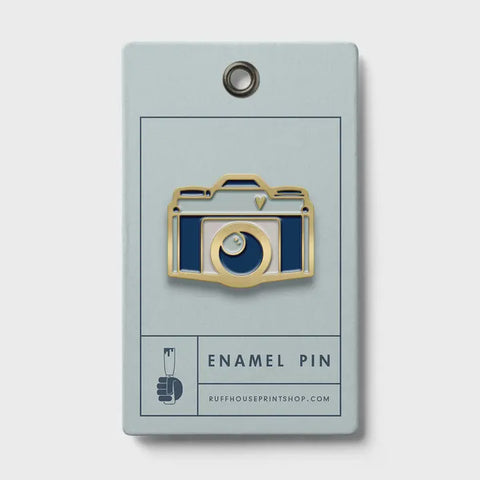 Camera Enamel Pin Ruff