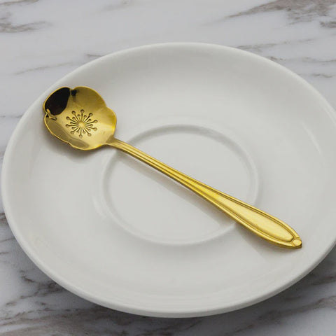 Poppy Stainless Steel Floral Spoon