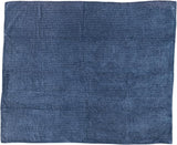 60"L x 50"W Cotton Velvet Throw w/ Kantha Stitch & Blanket Stitch Edge,