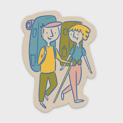 Hikers Sticker