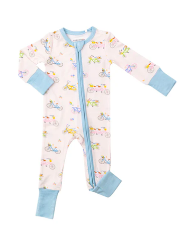 SALE Bikes Pink 2 Way Zipper Romper