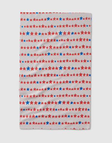 Starry Stripes Tea Towel