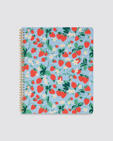 Rough Draft Large Notebook , Strawberry Fields