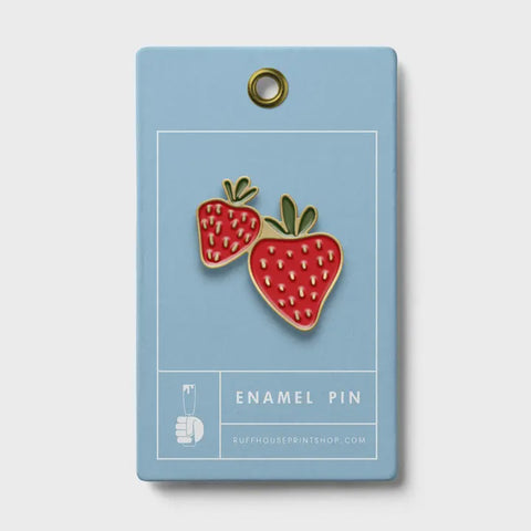 Strawberry Set Enamel Pin
