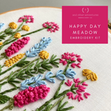 Meadow In Happy Day Beginner Embroidery Kit