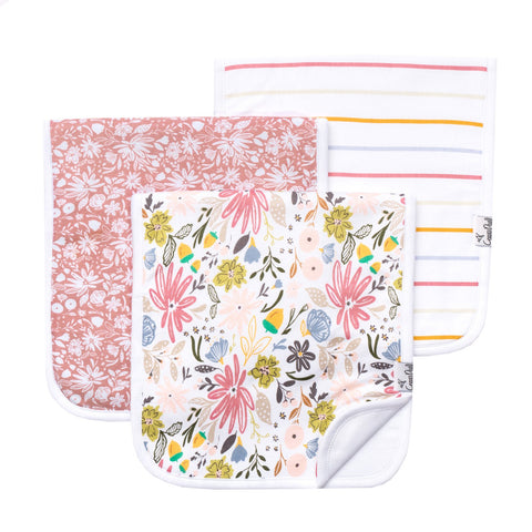 Olive Burp Cloth Set (3-pack)