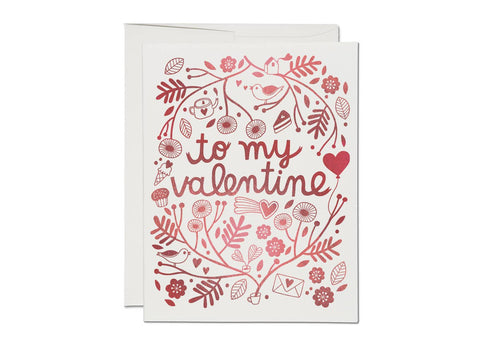 To My Valentine Treats Card