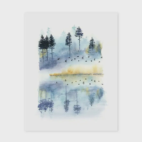 Misty Mornings Art Print 8x10