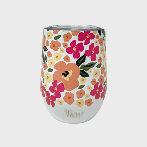 Wine Tumbler - Lively Flora