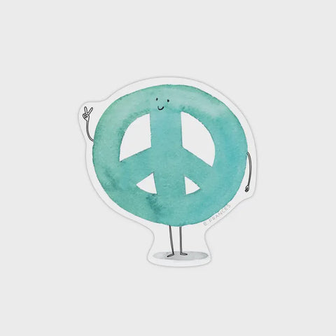 Peace Out Sticker