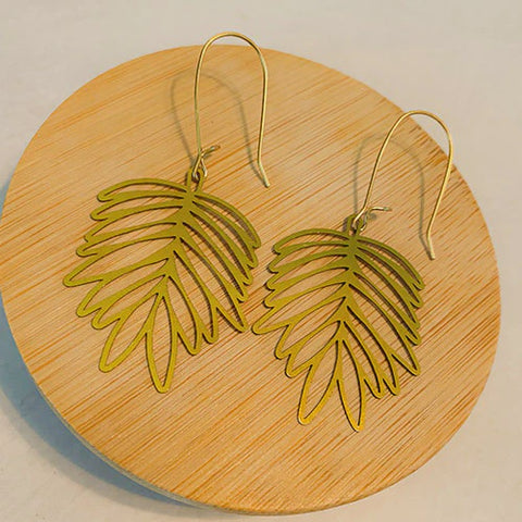 Thin Palm Earring