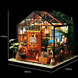 Cathy's Flower House DIY Miniature Dollhouse Kit
